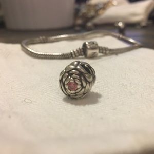 Pandora Sterling Rose Charm